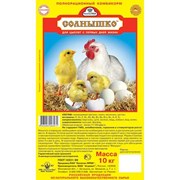 Полнорационный корм для цыплят Солнышко 25кг/упак.