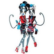 Сет из 2 кукол MONSTER HIGH Зомби Шейк - Пуррсефона и Мяулодия фотография