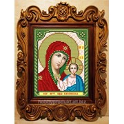 Рисунок на ткани для вышивания бисером “Казанская Божия Матерь“ VIA5001 фотография