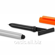 Ручка-стилус шариковая Robo с очистителем экрана фото