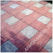 Тротуарная плитка (брусчатка) из бетона фото