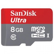 Карта памяти SANDISK 8GB microSDHC Class 10 UHS (SDSDQUAN-008G-G4A) фото