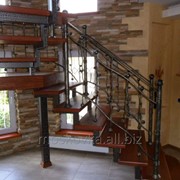 Лестница из металлокаркаса 1771