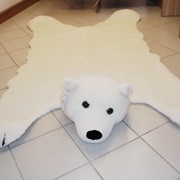 Коврик декоративный Медведь бел. П-1653 фото