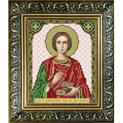 Рисунок на ткани для вышивания бисером “Св. Великомученик Целитель Пантелеймон“ VIA5068 фотография