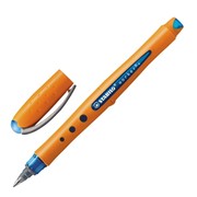 Ручка-роллер STABILO “Worker“, СИНЯЯ, оранжевый корпус “soft-touch“, узел 0,7 мм, линия письма 0,5 мм, 2018/41 фото