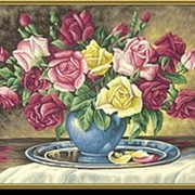 Картина по номерам РОЗЫ ДЛЯ ДУШИ фото