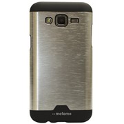 Чехол Motomo New для Samsung Galaxy Grand Prime SM-G530H SM-G531H Silver фотография