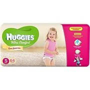 Подгузники Huggies Ultra Comfort девочки 5 (12-22 кг), 64 шт фотография