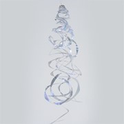 Гирлянда-спираль серебро фотография