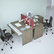 Коллекция мебели для персонала СМАРТ (2 рабочих места) фото