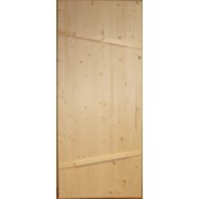 Дверь деревянная банная 1700х800мм фото
