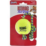 Kong игрушка для собак Air “Теннисный мяч“ с канатом фото