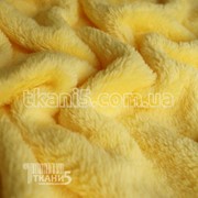 Ткань Махра (велсофт) желтый 3748