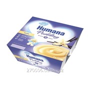 Пудинг детский ванильный Humana Humana Baby Pudding Vanille, 4х100 гр для питание детей от 10 месяцев массовая часть жира-3,1%