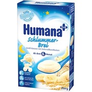 Молочная мультизлаковая каша Хумана “Сладкие сны“ с бананом (250 г) фото