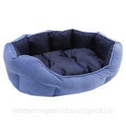 Лежак для животных овальный, синий ROSEWOOD фото