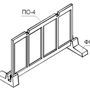 Плита забора ПО-4 фото