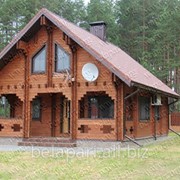 Строительство деревянных домов, коттеджей, дач из профилированного сухого бруса фотография