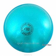 Мяч FIG голубой, 18 см, 400 г