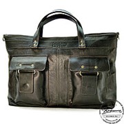 Кожаная сумка “Шантал“ (темно-коричневая) фотография