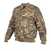 Куртка Пилот мужская утепленная (Bomber), GONGTEX Tactical Ripstop Jacket, осень-зима, цвет Мультикам фото