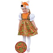 Карнавальный костюм для детей Батик Лиса Лизавета детский, 30 (116 см) фотография