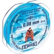 Леска мононить Mikado EYES BLUE ICE 0,20 (25 м) - 5.40 кг. фотография