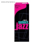 Трости для саксофона Rico RSF05TSX2M Select Jazz тенор, размер 2, средние (Medium), 5шт фотография