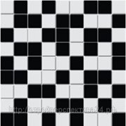 Плитка-Мозаика 30*30, бело-черный, Азур, Lasselsberger Ceramics
