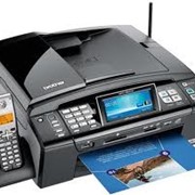 МФУ Brother MFC-990CW Новинка! Цветной струйный принтер, копир, сканер, факс с цифровой беспроводной трубкой формата А4 фотография