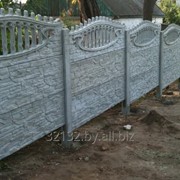 Забор железобетонный песчаник фото