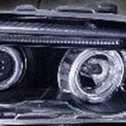 Фары передние черные BMW X5 E53 фото