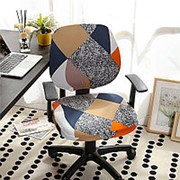 Поворотный чехол для сиденья, эластичный чехол для компьютерного офисного стула, моющийся съемный чехол для фотография