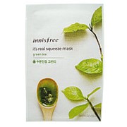 Тканевая маска для лица с экстрактом зеленого чая Innisfree 20мл фотография