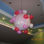 Оформление торжественных мероприятий, украшение помещения фигурами из шаров, воздушные шары, заказать, Запорожье, Украина фото