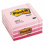 Куб Post-it , 76х76 мм, розовая пастель, 450 л фотография