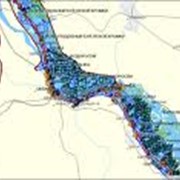 Карта бассейна Днепра фотография