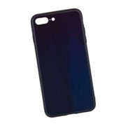 Защитная крышка «LP» для iPhone 7 Plus/8 Plus «Rainbow Glass Case» (синий градиент/коробка) фото
