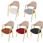 Эластичный чехол на стул, протектор для обеденного стула, чехол для сиденья, украшение для офисной мебели