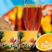 Свеча “Спелые фрукты“ стакан 80х75 мм. дыня (Артман,Бартек) b93w18 фотография