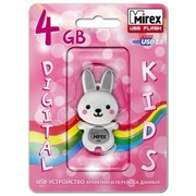 USB флеш-накопитель Mirex RABBIT GREY 4GB ecopack, USB флэш-накопитель, USB флэшки, Флешки фото
