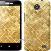 Чехол на Lenovo A820 Текстура цвета золото 2538c-68 фото