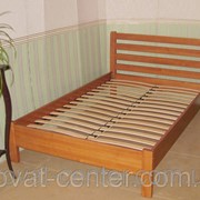 Кровать деревянная Масу - 2 (190\200*120\140) массив - сосна, ольха, дуб. фотография