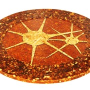 Столешница-мозаика “Звёзды“ из янтаря HDSHD-stars фото