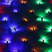 Электрогирлянда NTLD144-M-E Сетка LED, ул,144 разноцветных светодиодов,1,5х