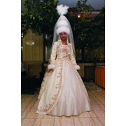 Национальных свадебных платьев в астане фото
