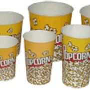 Упаковка (стаканы) для розничных продаж попкорна фото