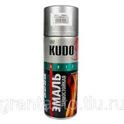 Краска KUDO термостойкая серебристая 520мл фото