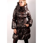 Зимнее пальто ЭММА шоколад фотография